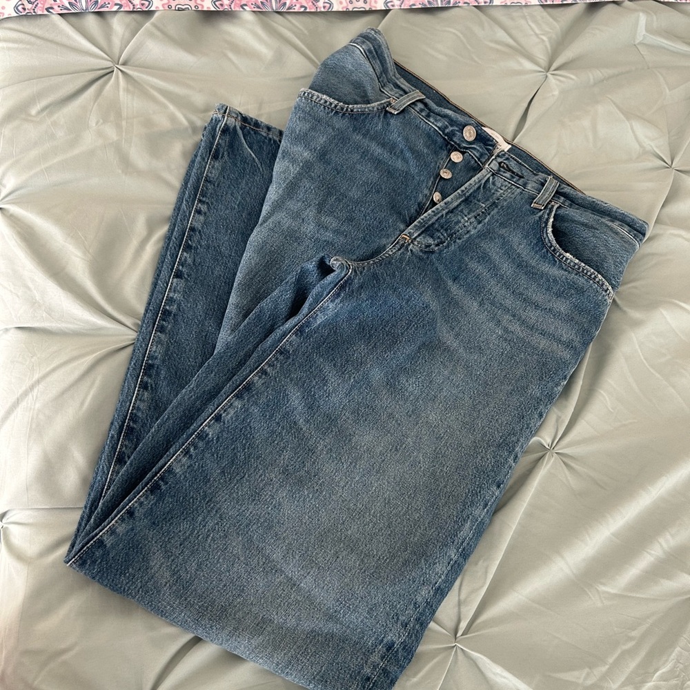Citizens Of Humanity Straight Leg Blue Jeans